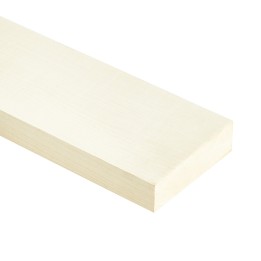 Unfinished Maple neck for "neck trough" guitar 1100x80x30mm