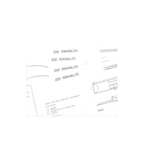 Jose Romanillos konzert Bauzeichnung