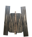 Ebony 7 - three piece back