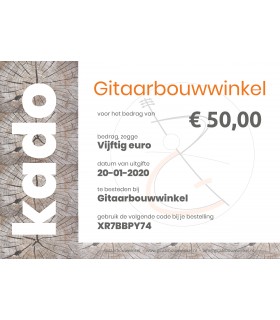 Gift certificate €50,-
