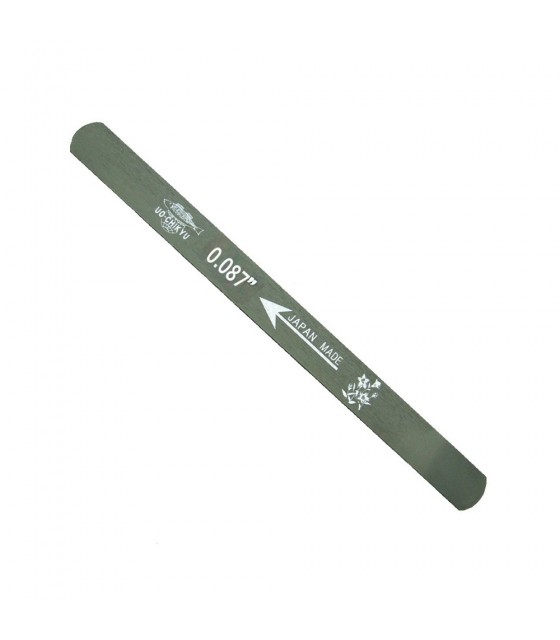 Uo-Chikyu Double Edged Nut Slot Japanese File 2.20 mm