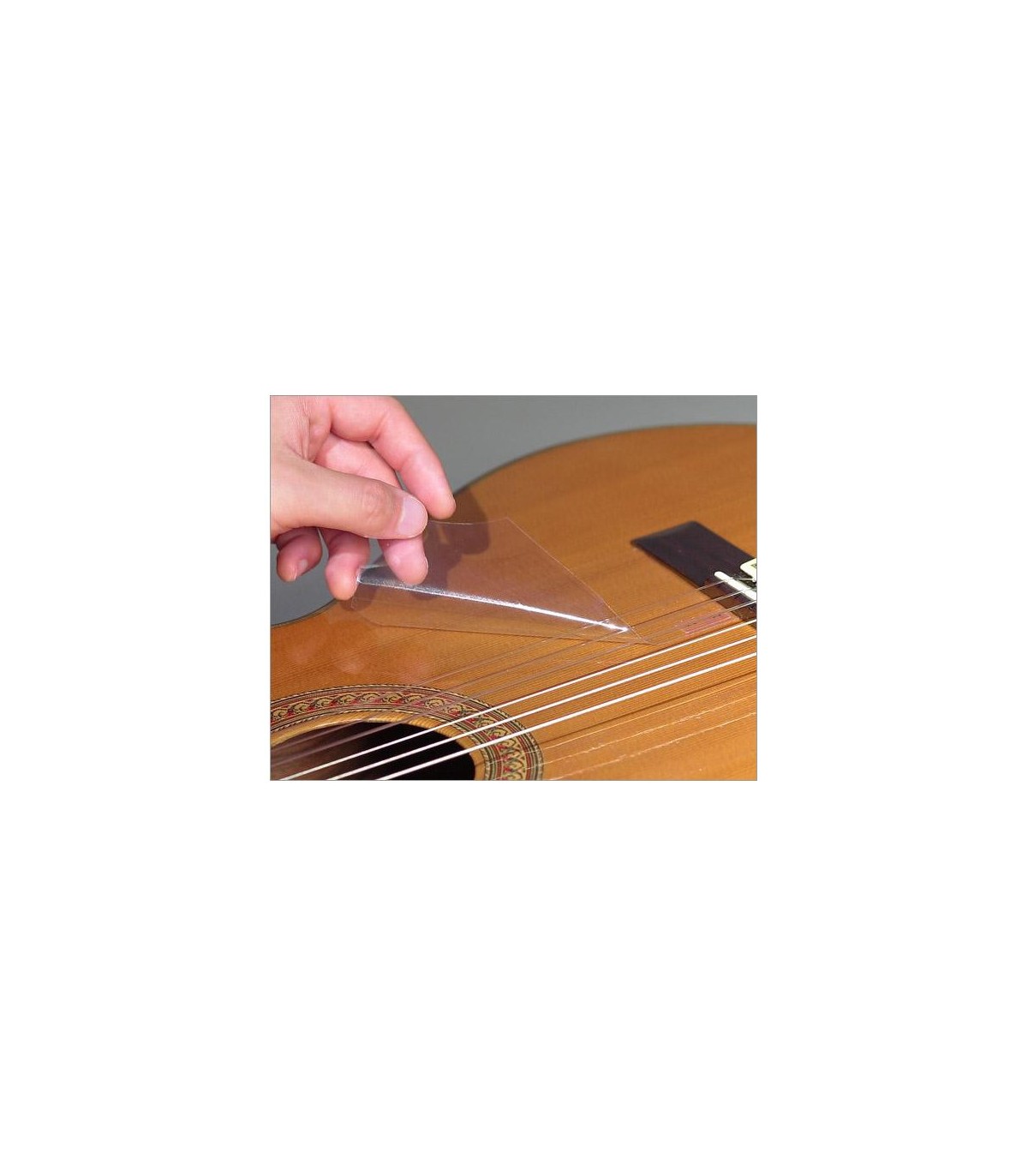 Guitare Classique Electrostatique Transparent Pickguard Gauche